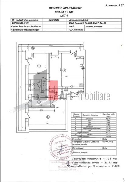 Baneasa Apartament cu 3 camere in zona Aerogarii